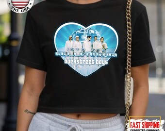 Backstreet Boys Millennium Crop Top, Pop Music Bring Memory Back Street Men Women Boys Girls Crop Top, Backstreet Fan Merch Gift