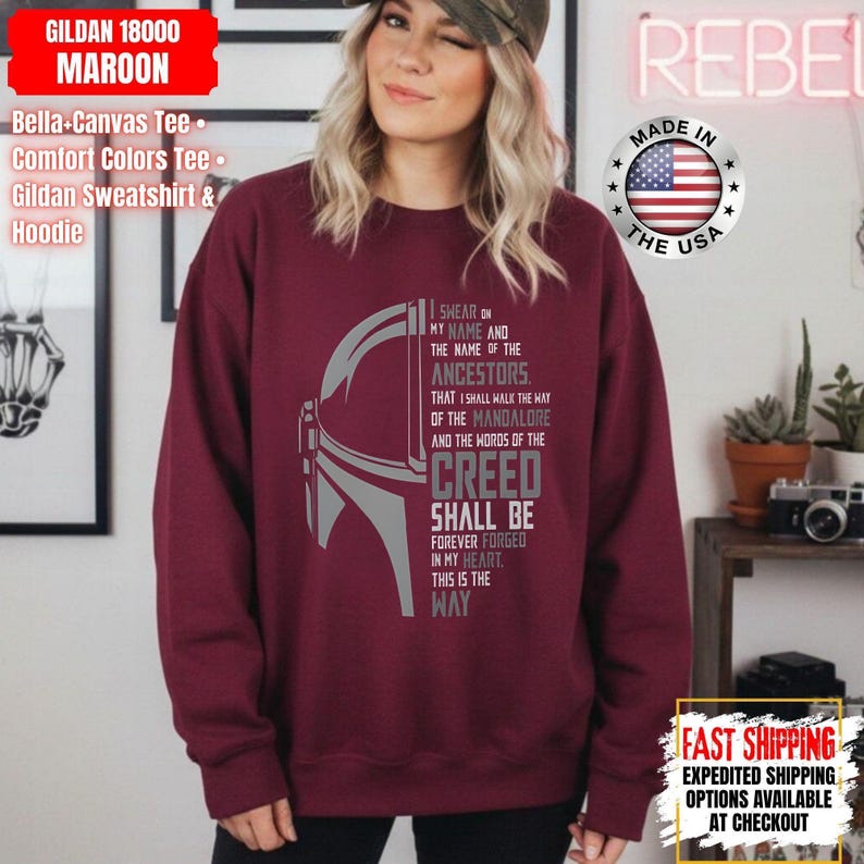 Disney Star Wars Shirt, Mandalorian Sweatshirt, Darth Vader Comfort Colors Shirt, Chewbacca Shirt, Star Jedi Shirt, Luke Skywalker Tee image 16