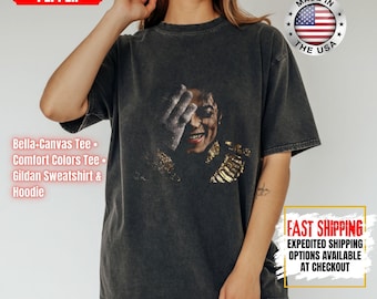 Michael Jackson 90s Styles Shirt, Vintage 90s Styles Shirt, King of Pop Graphic Shirt, 80s Pop Legend Michael Jackson Glove Graphic T-Shirt