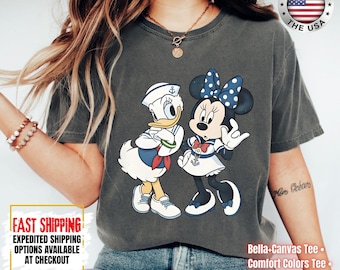 Retro Minnie Daisy Shirt, Vintage Disney Friends Tee, Comfort Colors White Disney Graphic Tee, Disney Trip Shirt, Best Friend Gift Tee
