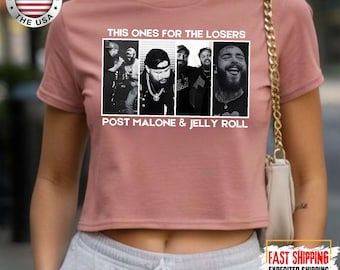 Post Malone Cowboy Crop Top, Posty Concert Crop Tee, Post Malone Big Ass Stadium Tour 2026 Crop Top