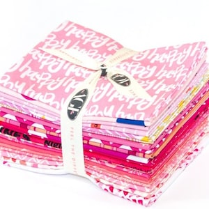 Berry Pink Curated 20 Fat Quarters Bundle AFG Art Gallery Fabrics