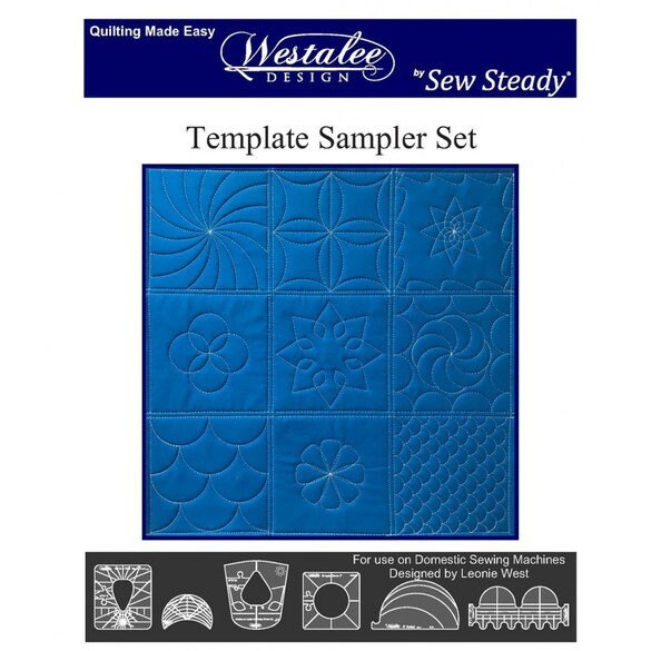 4x Quilting Template, Feather Shape Stipple Quilt Stencils Ruler for  Household Sewing Machine Acrylic Quilting Making Templates Sampler Pattern  Design 