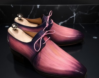pink mens dress shoes pink men's dress shoes Dysion Pink