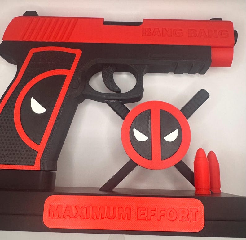 3D Printed Deadpool Replica - Etsy