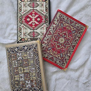 Kelim-anteckningsbok | Orientalisk dagbok | Inbunden dagbok | Linjerade sidor | Anteckningsbok med mattmönster | Kelim