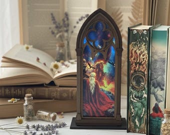 THRONE OF GLASS (Manon) Inspired – Iridescent Wooden Booknook