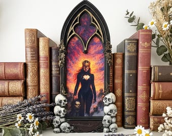 ACOTAR Nesta Lady Death Inspired – Iridescent Book Nook