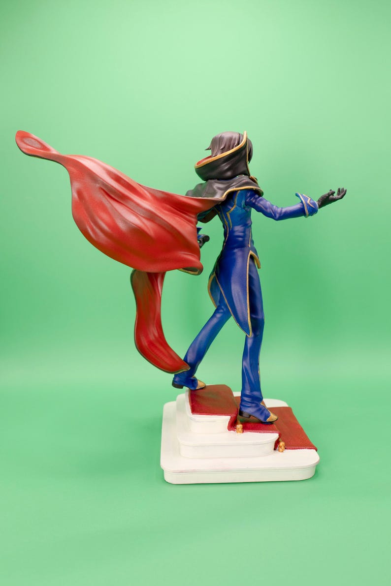 USA – No Import Fees Lelouch/Code Geass/ anime/Resina/Handpaint/Important information in the description image 6