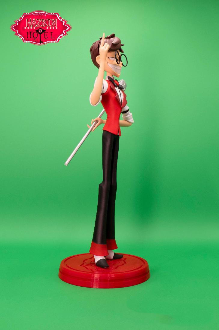 Alastor Human Version Hazbin Hotel/resin/hand-painted/fanmade