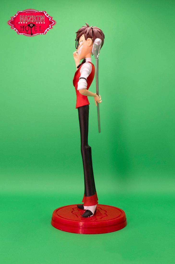 Alastor Human Version Hazbin Hotel/resin/hand-painted/fanmade