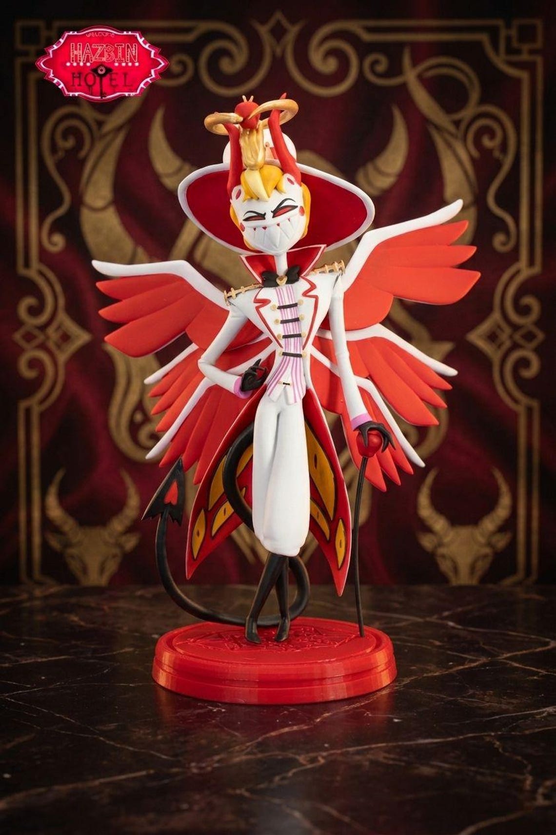 Lucifer Demon Version Hazbin Hotel - High Quality ABS Resin - Hand ...