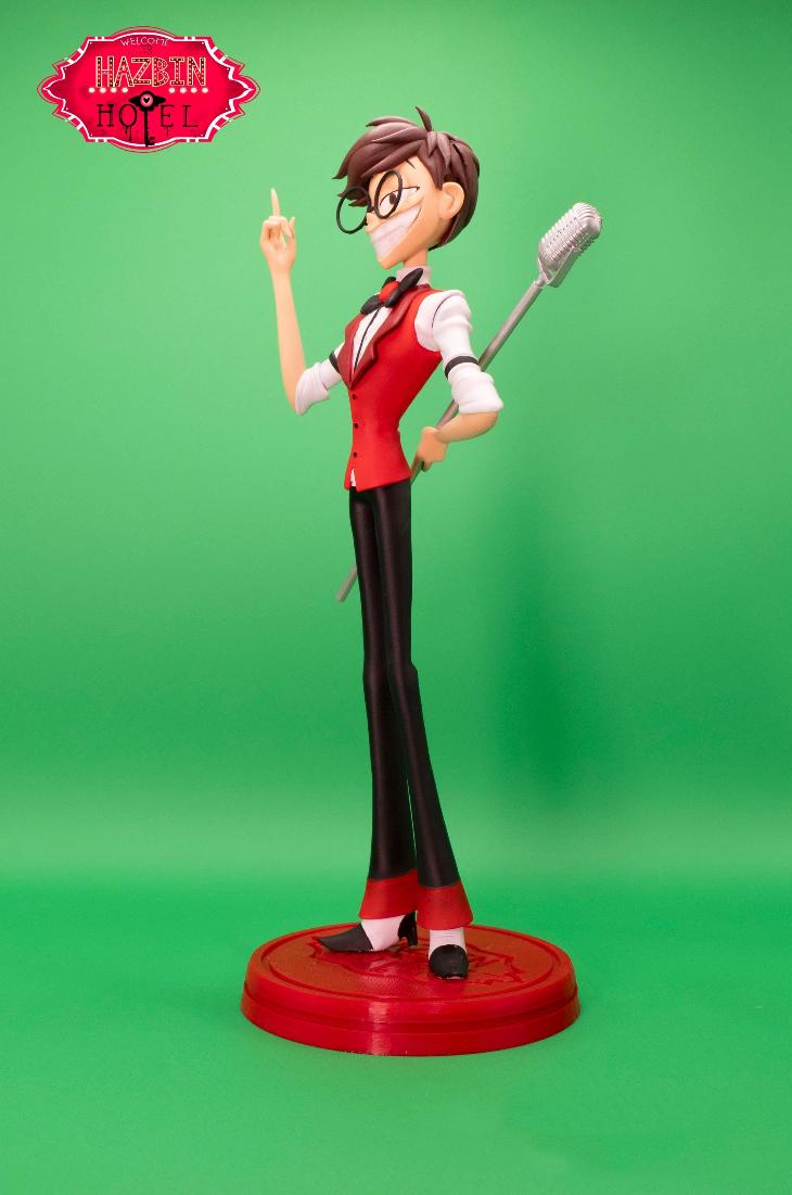 Alastor Human Version Hazbin Hotel/resin/hand-painted/fanmade