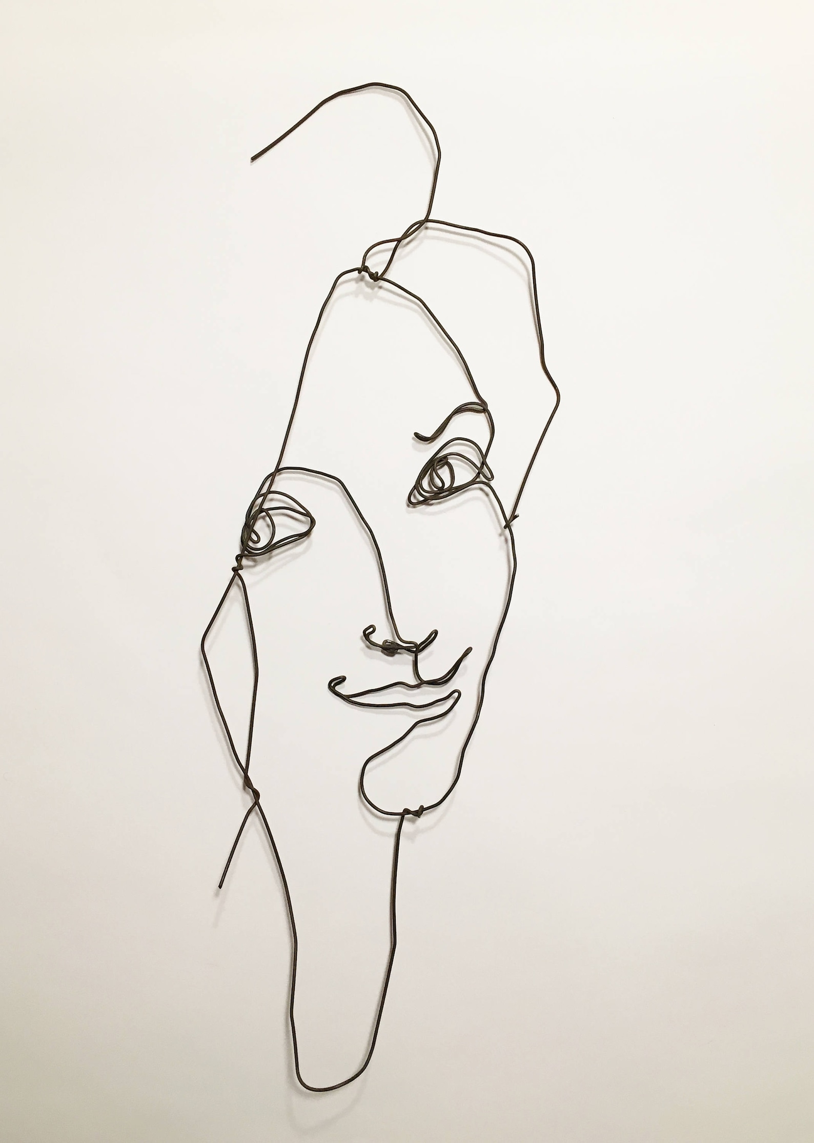 Wire Sculpture Portrait Bespoke Portrait Personalized Metal Etsy