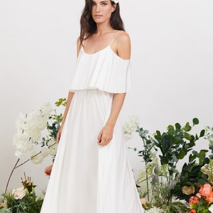 Ivory Beach Wedding Dress Effortlessly Beautiful and - Etsy