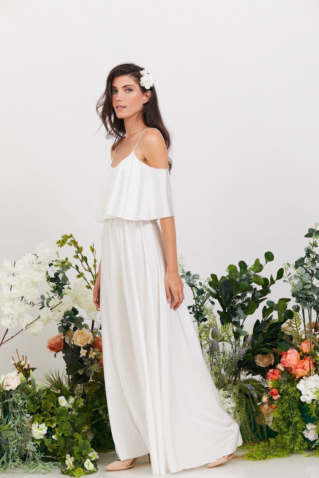 Ivory Beach Wedding Dress Effortlessly Beautiful and Etsy