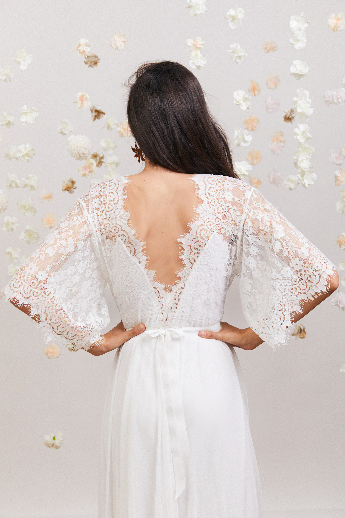 Kimono Lace Wedding Dress - Etsy Kimono Lace Wedding Dress - Etsy