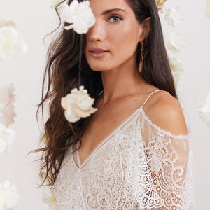 Dreamy lace wedding dress comfortable & effortlessly beautiful image 9