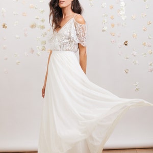 Dreamy lace wedding dress comfortable & effortlessly beautiful image 3