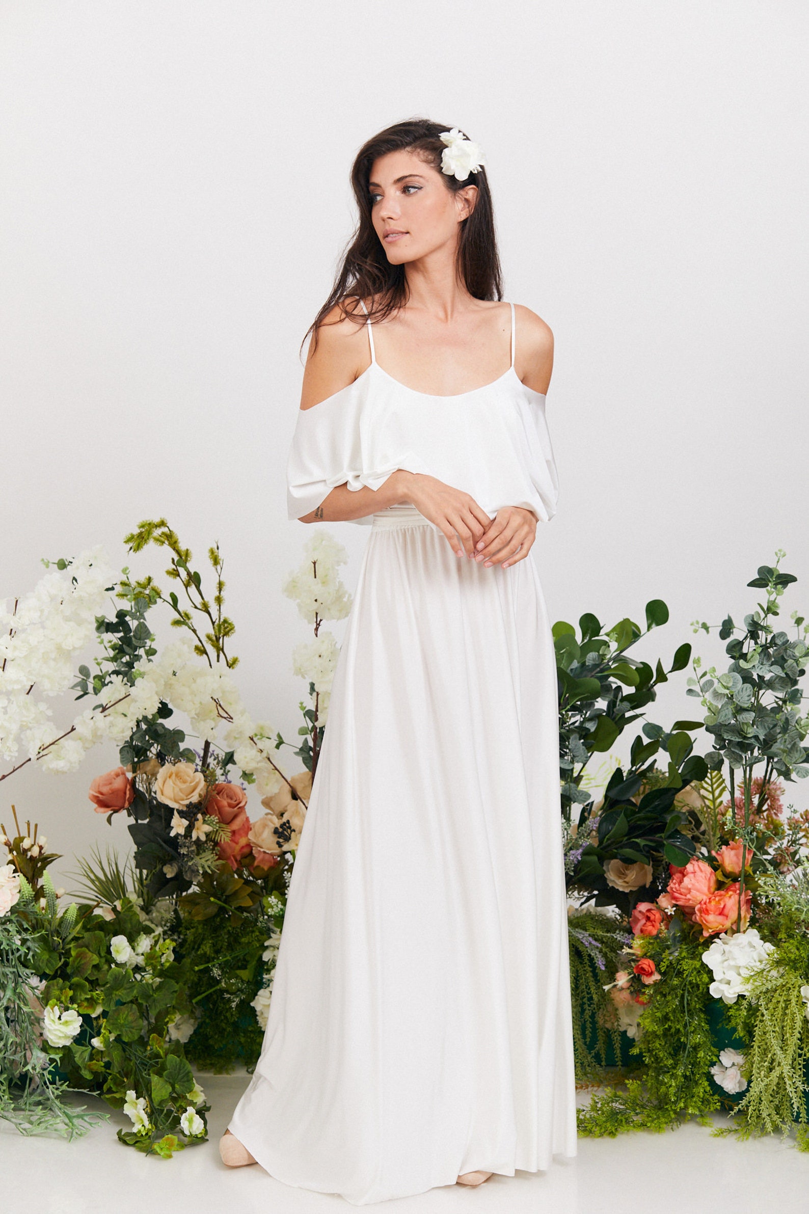 Ivory Beach Wedding Dress Effortlessly Beautiful and Etsy