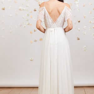 Dreamy lace wedding dress comfortable & effortlessly beautiful image 10