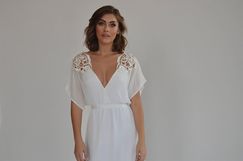 Flowing Garden Wedding Dress