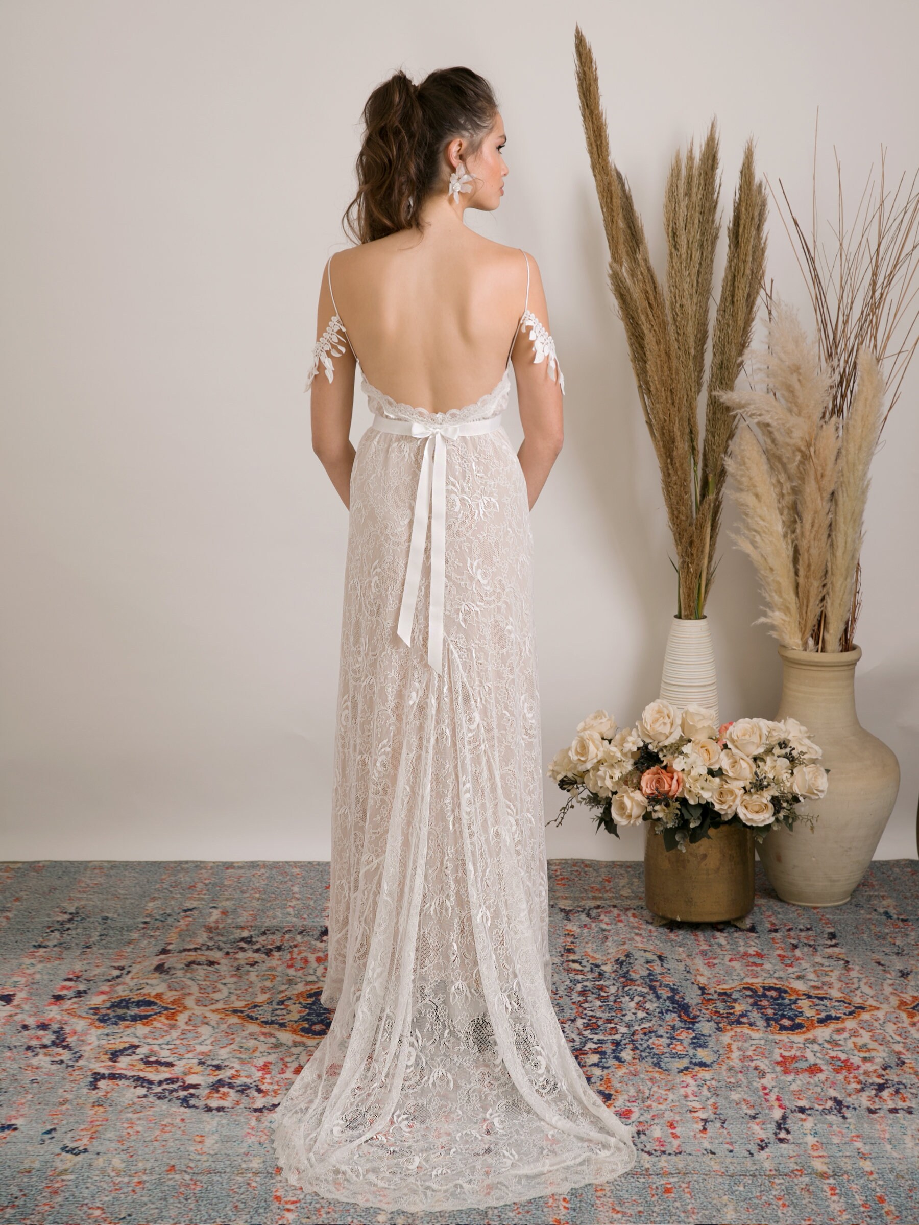 Sunset Date Lace Dress main image 1