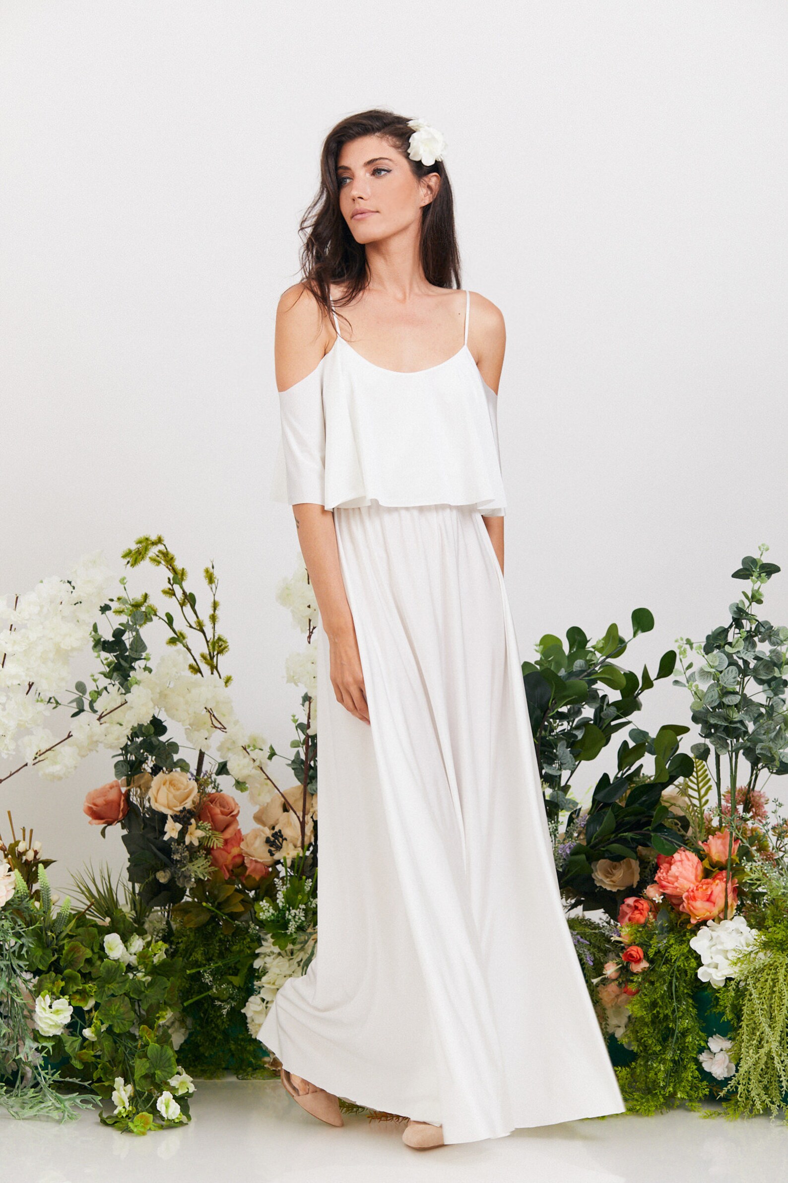 Ivory Beach Wedding Dress Effortlessly Beautiful and Etsy