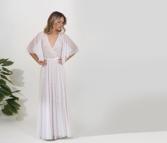 boho kimono wedding dress