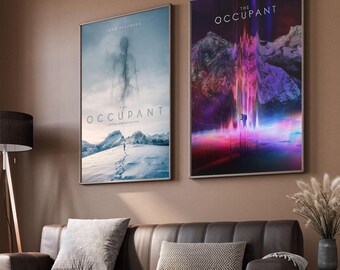 The Occupant Movie Poster, Classic Movie Art, Fantasy Movie Print, Film Lover Gift, Canvas Poster, Home Decor