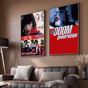 The Doom Generation Movie Poster, Classic Movie Art, Fantasy Movie Print, Film Lover Gift, Canvas Poster, Home Decor