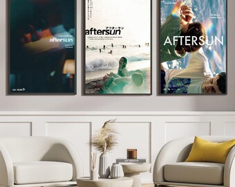 Aftersun Movie Poster, Classic Movie Art, Fantasy Movie Print, Film Lover Gift, Canvas Poster, Home Decor