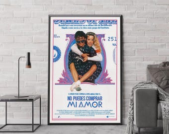 Can't Buy Me Love Movie Poster, Classic Movie Art, Fantasy Movie Print, Film Lover Gift, Canvas Poster, Home Decor