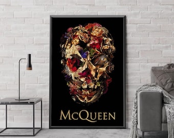 McQueen Film Poster, Filmklassiker, Fantasy Film Druck, Film Liebhaber Geschenk, Leinwand Poster, Wohnkultur