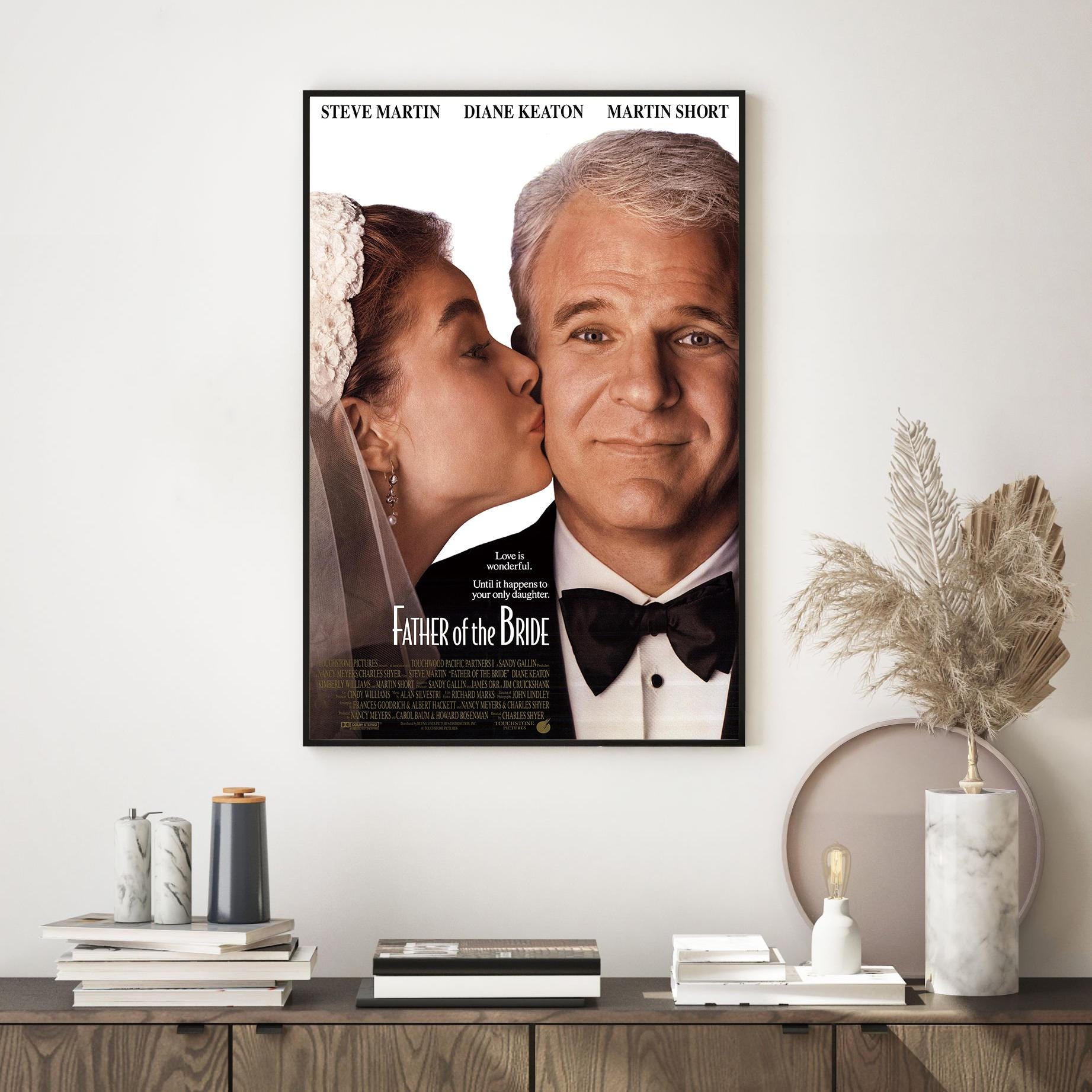 Father of the Bride Movie Poster, Classic Movie Art, Fantasy Movie ...