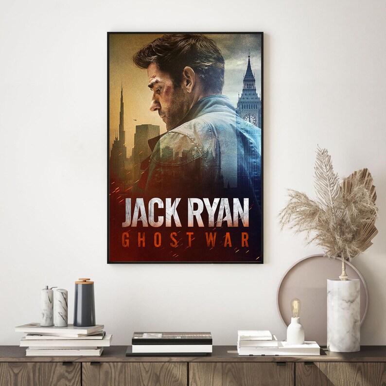 Tom Clancy s Jack Ryan Ghost War Movie Poster Classic Movie Art tom-clancy-s-jack-ryan-ghost-war-movie-poster-classic-movie-art