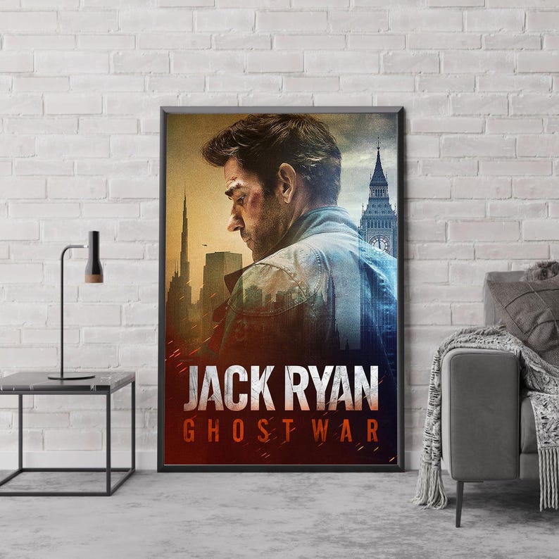 Tom Clancy s Jack Ryan Ghost War Movie Poster Classic Movie Art tom-clancy-s-jack-ryan-ghost-war-movie-poster-classic-movie-art