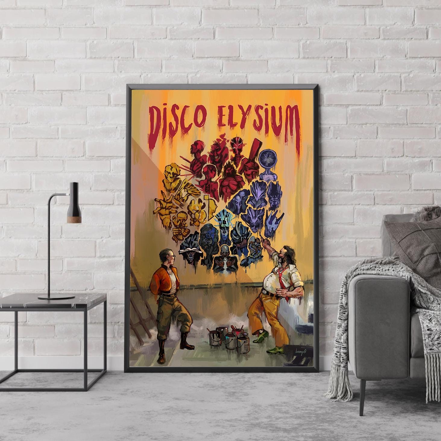 Disco elysium art - Etsy 日本, image size:1463x1463