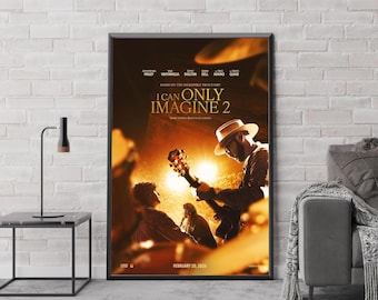 I Can Only Imagine Movie Poster, Classic Movie Art, Fantasy Movie Print, Film Lover Gift, Canvas Poster, Home Decor