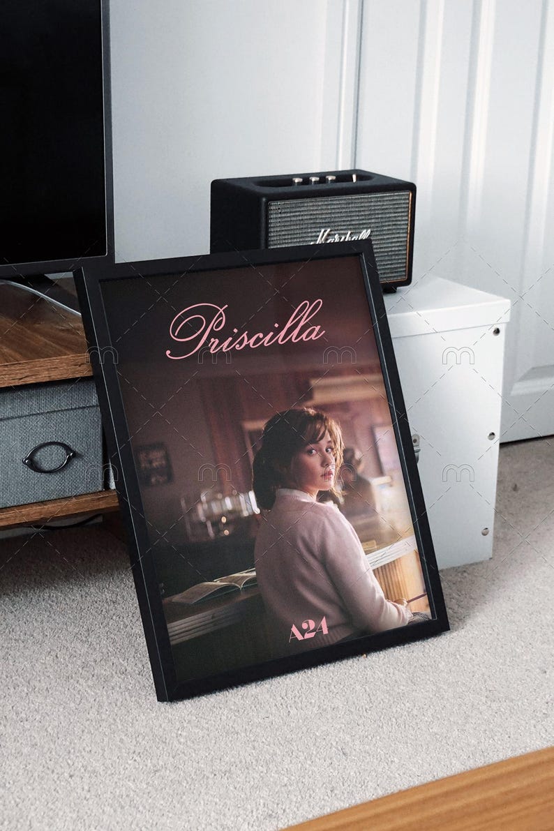 Priscilla Movie Poster Print | Sofia Coppola Film Art | Elvis Biopic ...