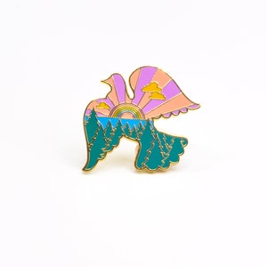 Peace on Earth Dove Hard Enamel Pin