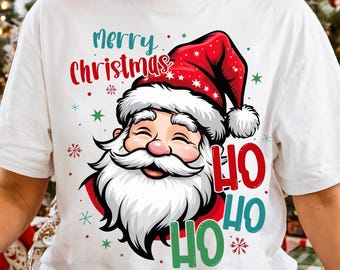 Santa PNG Preppy Christmas PNG Mom Merry Christmas Holiday Shirt PNG Santa Claus Winter Sublimation Design Tis the Season Png Santa Xmas Dtf