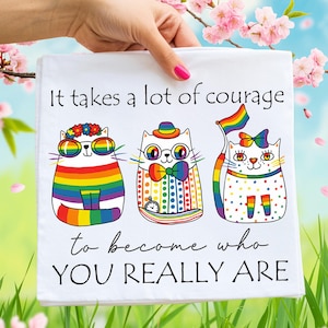 Rainbow Cats Pride PNG LGBTQ Ally Pride Month PNG Bisexual Gay Lesbian Shirt Png Equality Inclusion Png Diversity Flag Dtf Digital Download