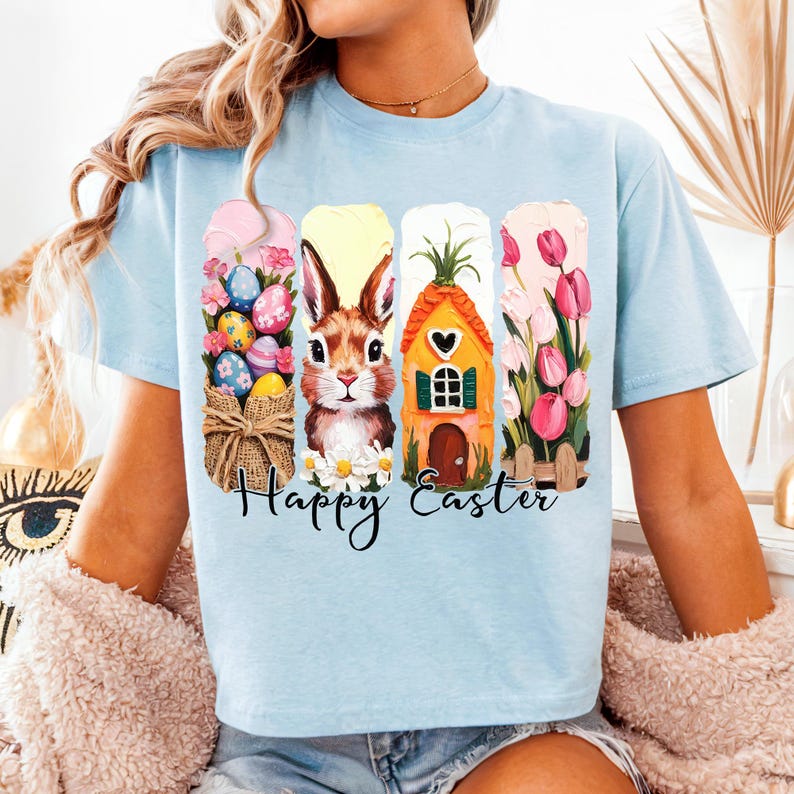 High-quality Happy Easter PNG digital download – preppy and trendy spring design for Easter crafts and seasonal apparel, ideal for family Easter shirts, Easter Girl and Easter Boy outfits, Easter Mama PNG, and Spring Dad gifts. Perfect for trendy Easter PNG projects, bunny and rabbit themes, festive spring décor, and Easter season designs. Ready for sublimation, DTF printing, POD, and DIY spring projects for kids, women, and men.