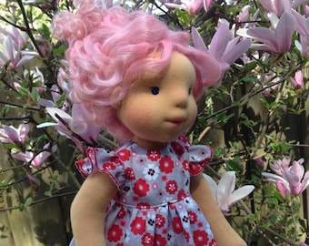 Waldorf Doll - Azalea - OOAK fiber art doll