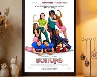 Bottoms Movie Poster, High Quality Canvas Print, Home Decor, Wall Art, Film Fan Collectibles