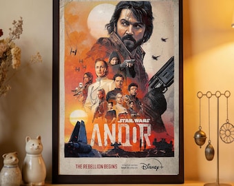 Locandina del film Andor, stampa su tela di alta qualità, decorazione per la casa, arte da parete, oggetto da collezione per appassionati di cinema.