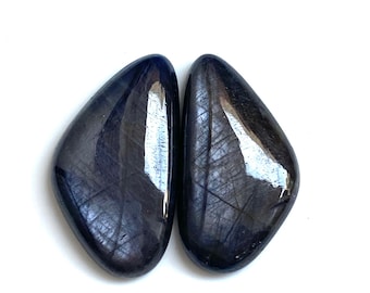 Natural Blue Sapphire Cabochon, AAA Grade Gemstone, 22 Carat