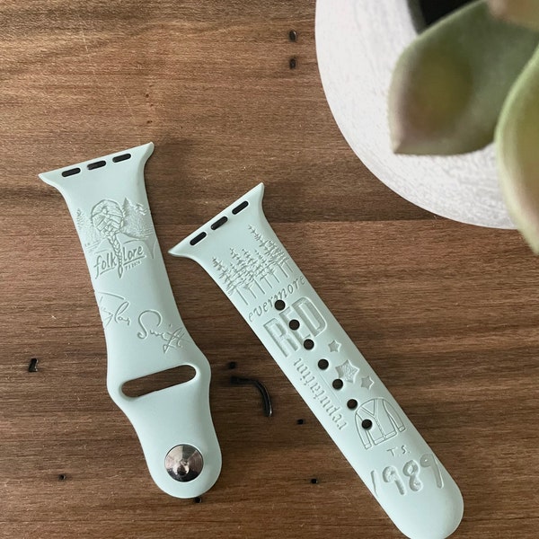 Laser Engraved Swift song watch band