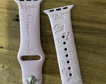 Professionally Laser Engraved Gilmore Girls watch band